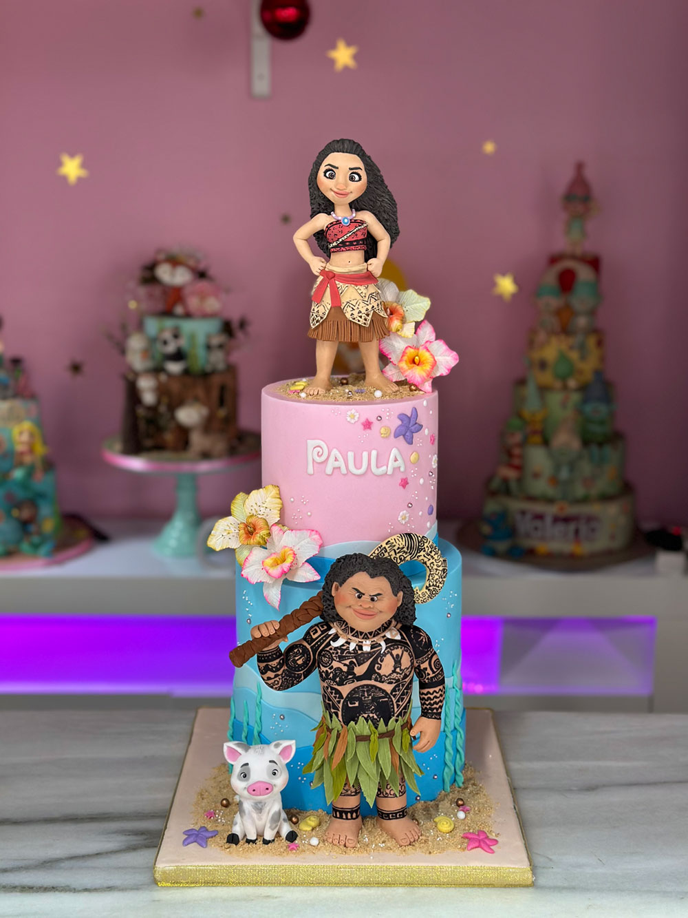 Tarta personalizada Vaiana